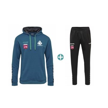 Stoholm IF Klub sæt - Hummel Authentic Hoody og Poly pant